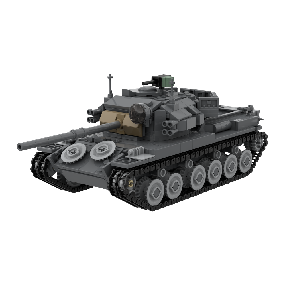 Lego Compatible Military Tank - MOC Centurion mk. 5/1 Blok Bangunan