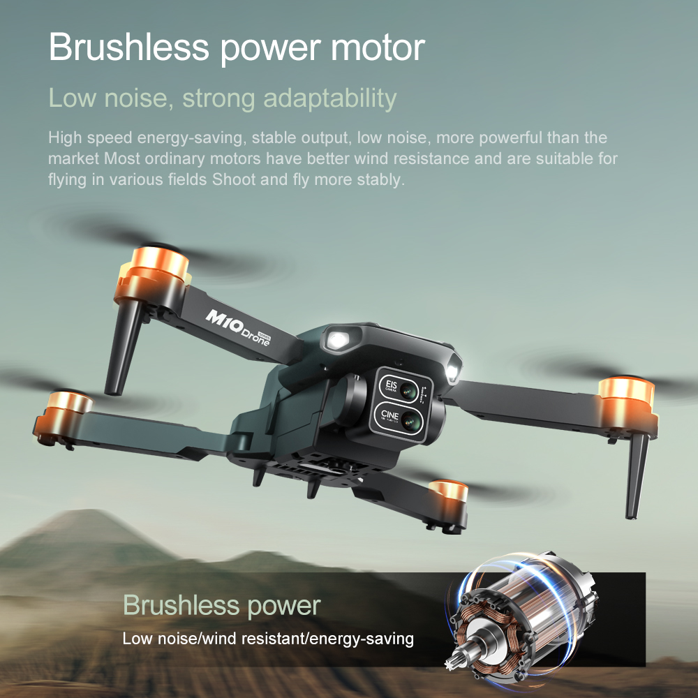 Drone Original M10 4K 5G HD Ka - Fpv Brushless Rc Drone 4K ulasan dan harga