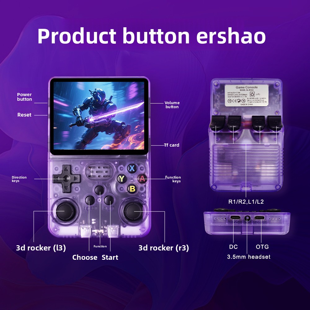 Konsol Game Genggam Open Sourc - Retro Handheld Game Console R36S ulasan dan harga