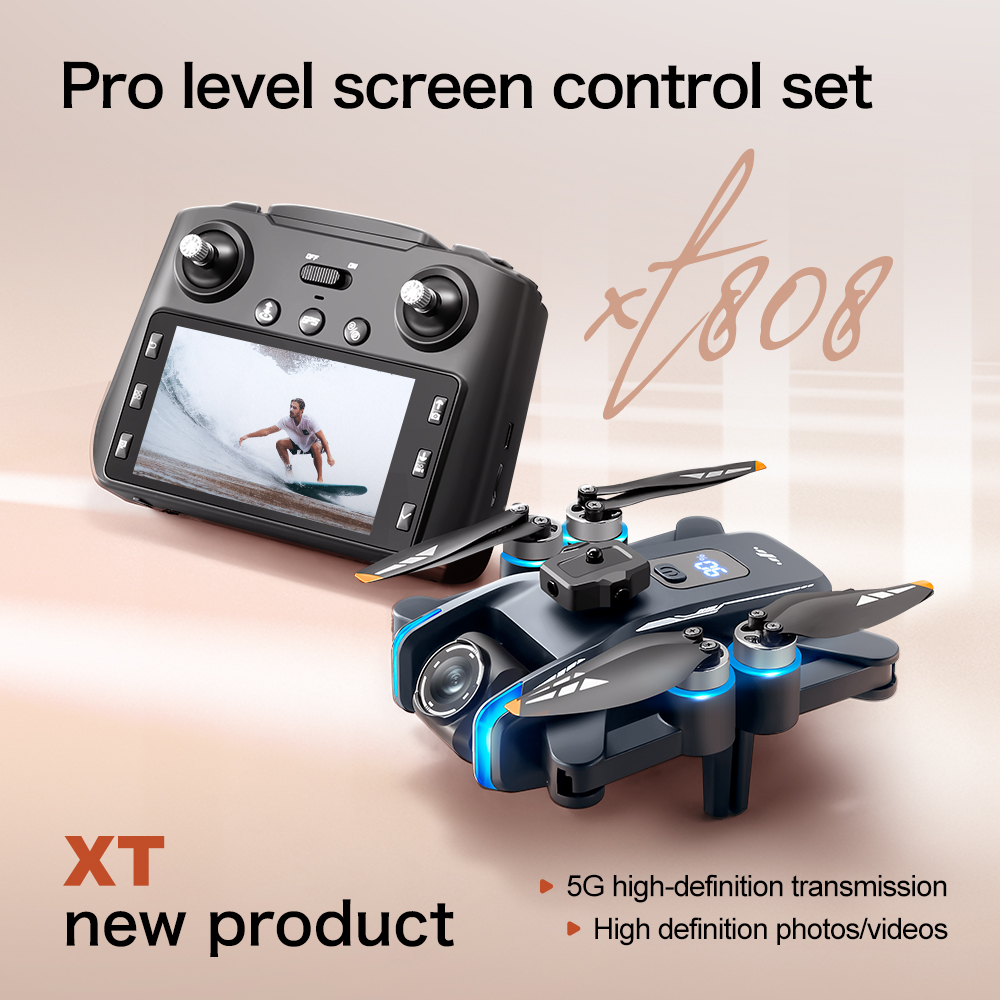 Drone RC Lipat Original XT808  - Fpv Brushless Rc Drone 4K ulasan dan harga