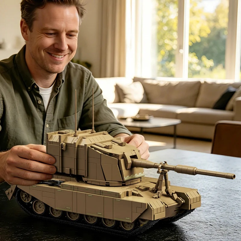 2080pcs British FV4005 Heavy A - Lego Compatible Military Tank ulasan dan harga