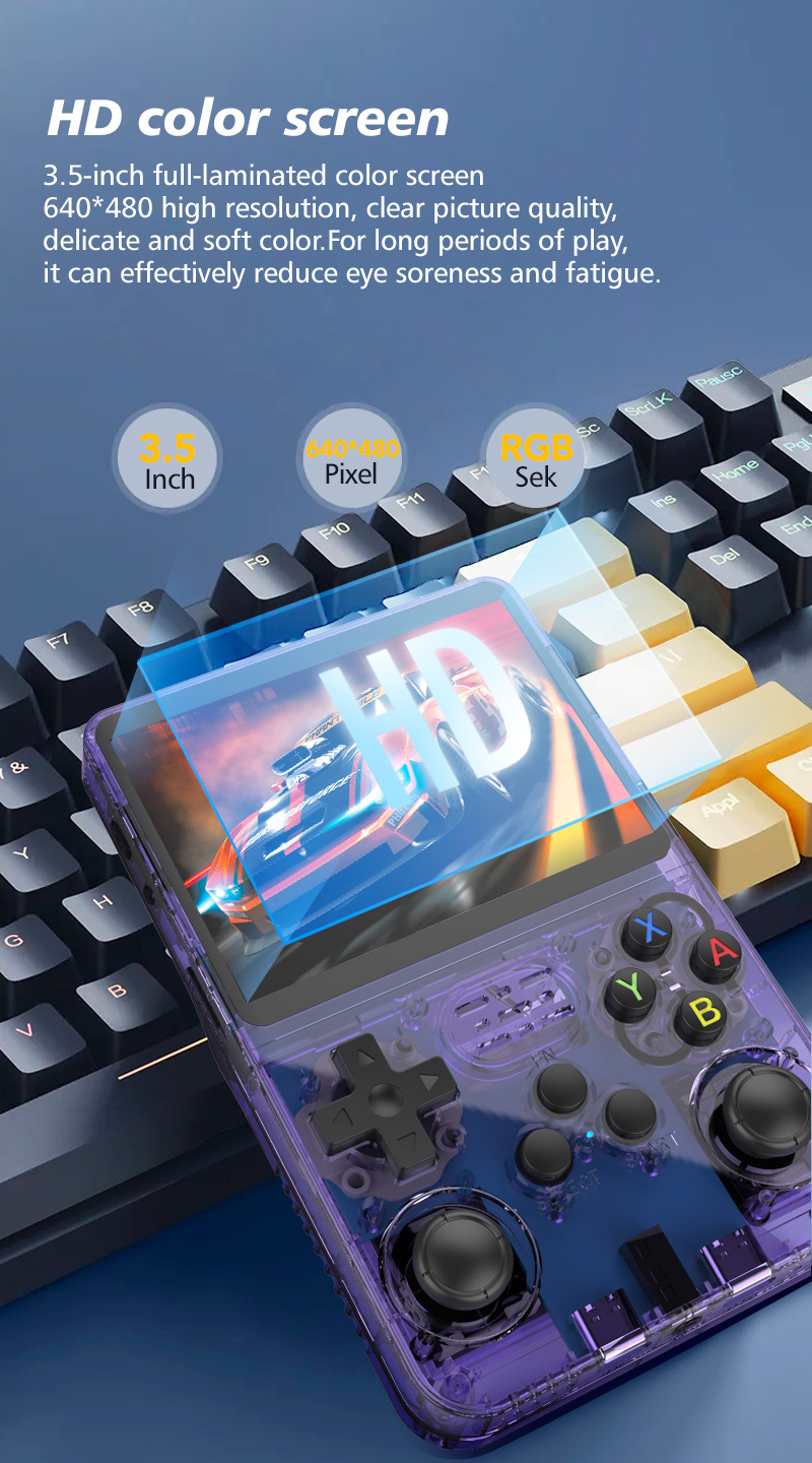 Pemutar Game genggam Retro R36 - Retro Handheld Game Console R36S ulasan dan harga