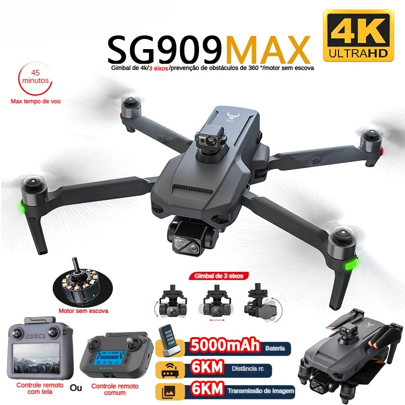 ZLL SG909 SG909MAX Drone profe - Fpv Brushless Rc Drone 4K ulasan dan harga